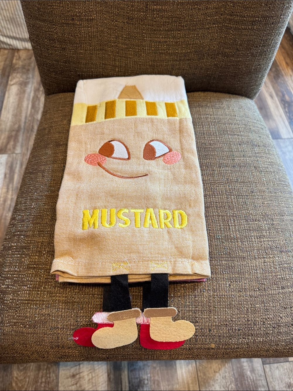 Ketchup mustard face kitchen hand towels - Picture 2 of 2